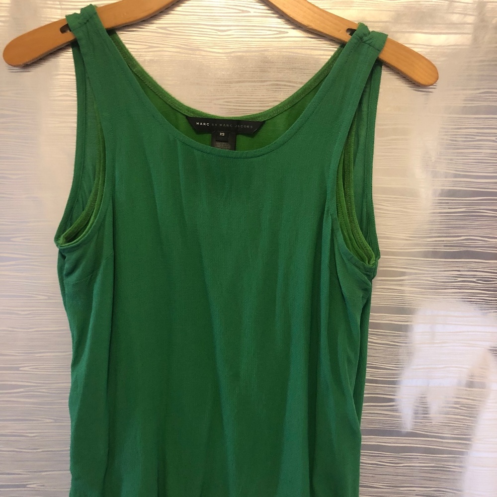 Marc by Marc Jacobs - Jade Green Sheer Tank